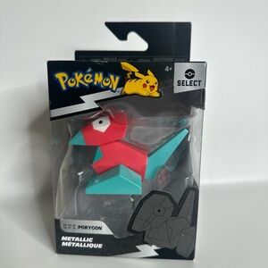 Pokemon Select Metallic Porygon Figure Series 3 NEW Sealed